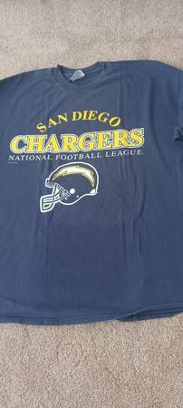 Photo 1996 Vintage San Diego Chargers XXLG TEE Shirt $50