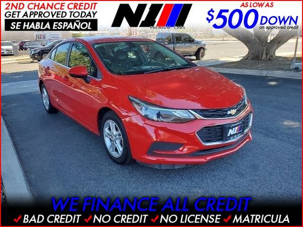 Photo 2018 Chevrolet Chevy Cruze LT Auto (- as low as $500 Down oac Bad Credit OK)