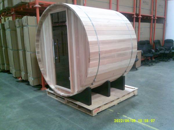 Photo 2-Person Traditional Barrel Sauna $3,800