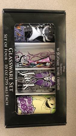 Photo 4 NEW Collectable Nightmare Before Christmas Glasses $25