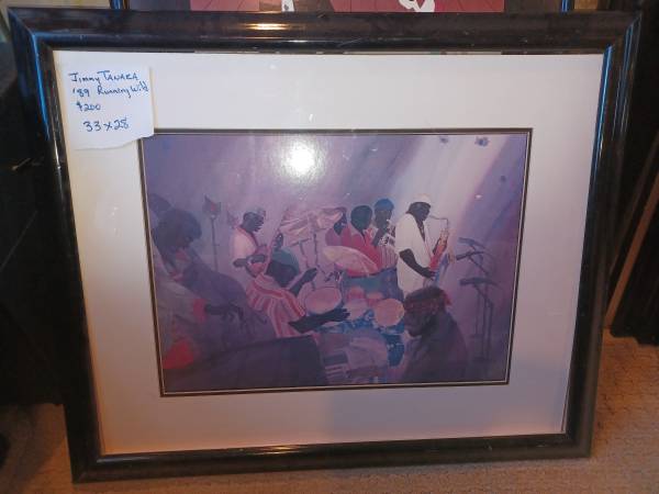 Photo Assorted jazz and new Orleans art posters various prices $150