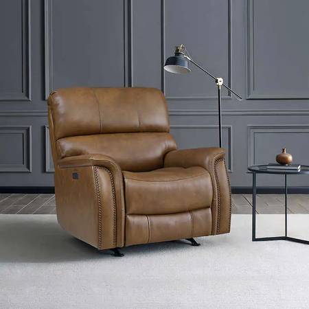 Photo Barcalounger Presley Leather Power Rocker Recliner With Power Headrest $350
