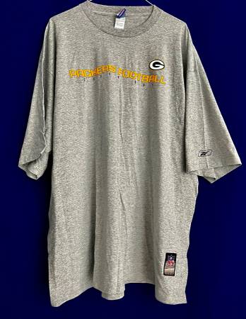 GREEN BAY PACKERS Team Issued T-Shirt NFL Clothes  Team Apparel 3XL $50