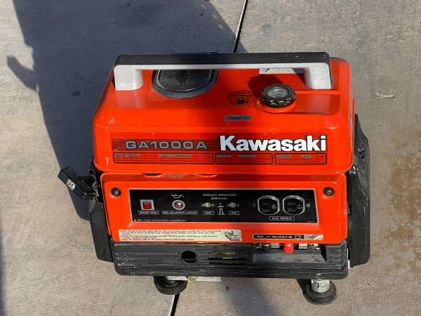 Photo Kawasaki GA1000A generator $300