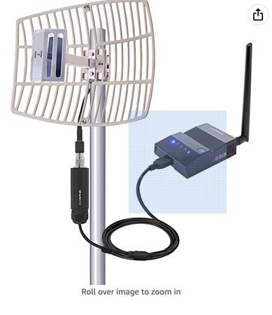 Photo LONG RANGE WIFI REPEATER SYSTEM $199