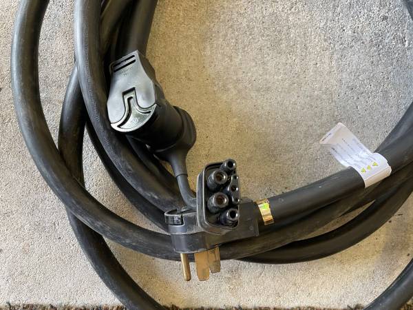 Photo Tesla extension cord with adapter. 30 foot 50 . $130