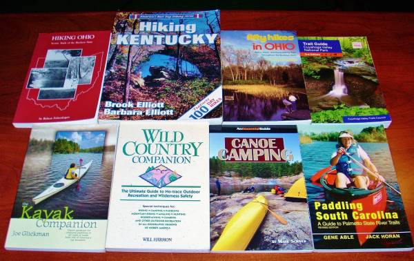 Book Lot Outdoor Hiking Cing Paddling Ohio Kentucky South Carolina $25