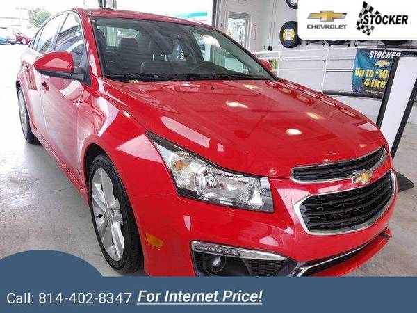 2015 chevy chevrolet cruze ltz sedan red hot 14890 call 814 402 8347 for internet price cars trucks for sale state college pa shoppok 2015 chevy chevrolet cruze ltz sedan