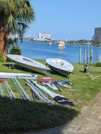Laser sailboats with new sails etc $8,000