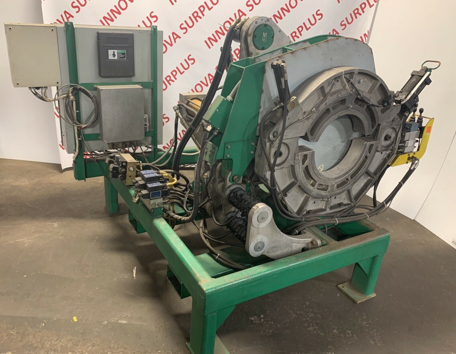 McElroy 824 2 Jaw LF Model 2473301 Pipe Butt Fusion Machine Welding