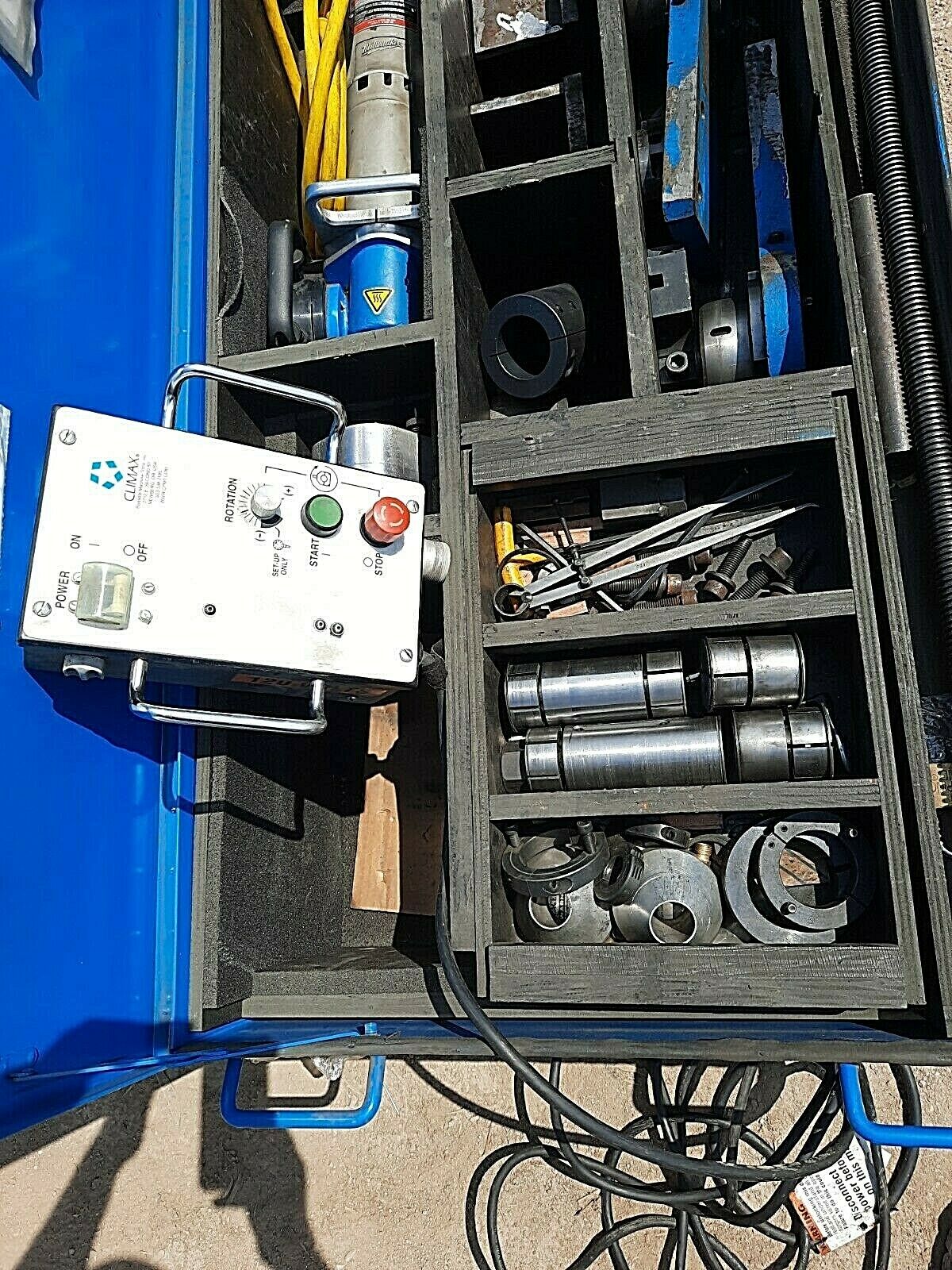 Climax BB 5000 Portable Line Boring Machine with Small Bore Kit Tools