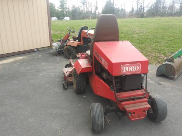 Photo Lawn Tractor Toro 322d 72 inch cut with a parts tractor - $3,000 (Newtown) lsaquo image 1 of 10 rsaquo (google map)