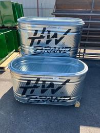 2) Rubbermaid 150 gallon stock tanks in Winfield, KS, Item D9070 sold