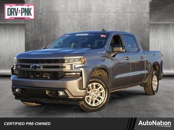 2021 Chevrolet Silverado 1500 Certified Chevy Truck Rst Crew Cab 