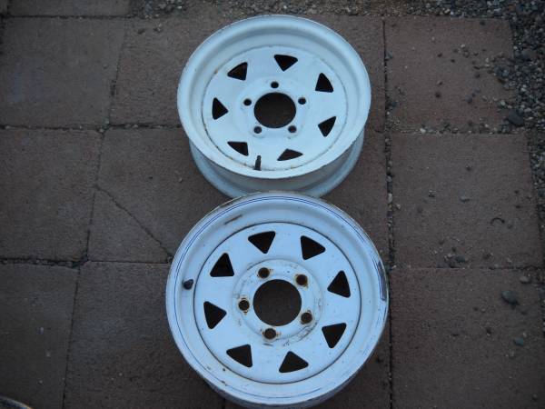 (2) 13-Inch Trailer Wheels (5 on 4.5) $25 | Apartments For Rent ...