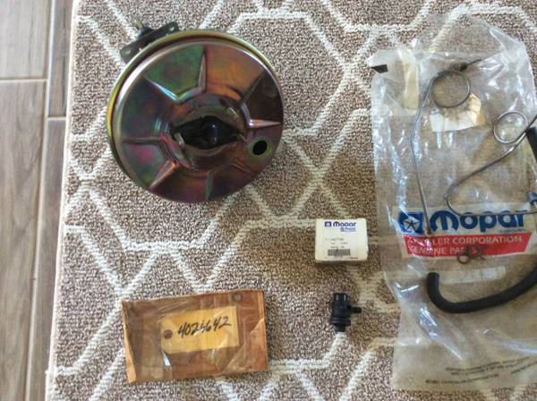 Photo Mopar A Body Dodge Plymouth NOS Disc Brake Booster Package - $700 (N. Phoenix) lsaquo image 1 of 6 rsaquo (google map)