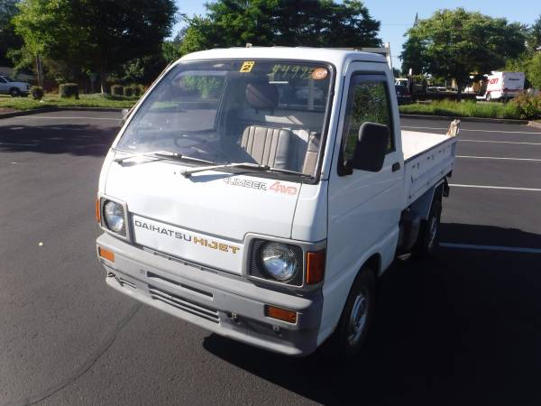 1990 Daihatsu Mini Truck 4x4 - DUMP BED - Hijet Farm ATV Utility Quad ...