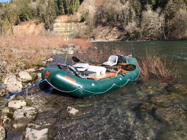 Streamer For Raft StreamTech Salmon Fly Raft and Trailer $12,000 | Boats For Sale ...