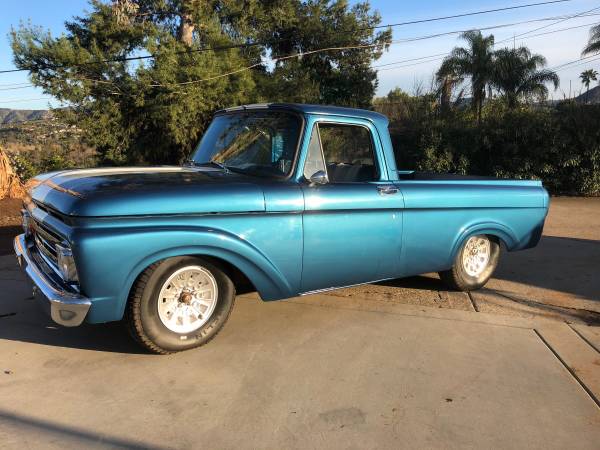 1962 Ford F100 Unibody Hot Rod Pickup- Rare - $19500 (escondido Ca 