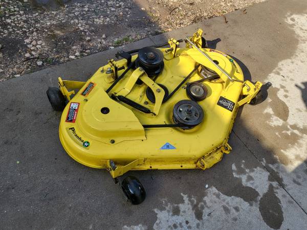 John Deere 44 Piranha Mulching Deck $290 | Garden Items For Sale | Quad ...