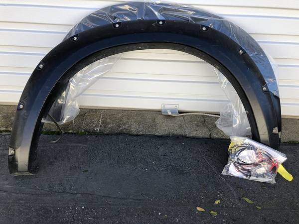 Photo Pair of rear Bushwacker Pocket Fender flares fit 2012 Ram 2500 - $40 (Redding) lsaquo image 1 of 1 rsaquo (google map)