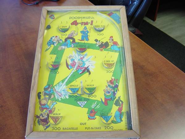 Photo Pinball-- Table top-- Poosh-m-upJr - $50 (Carson City) lsaquo image 1 of 4 rsaquo (google map)