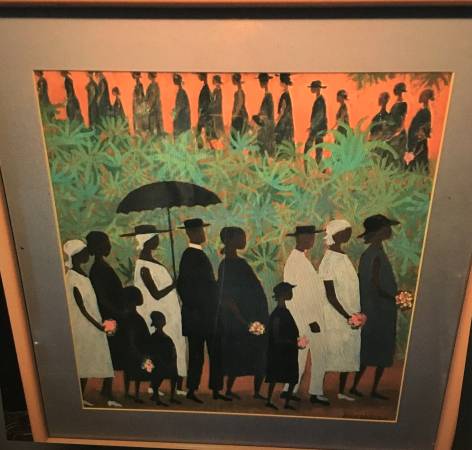 The Funeral Procession by African American Artist Ellis Wilson $150 ...