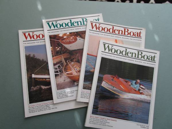 Photo Wooden Boats, The Magazine for Wooden Boat Owners....55 old issues - $125 (Museum District) lsaquo image 1 of 5 rsaquo Patterson Avenue near Tilden Street (google map)
