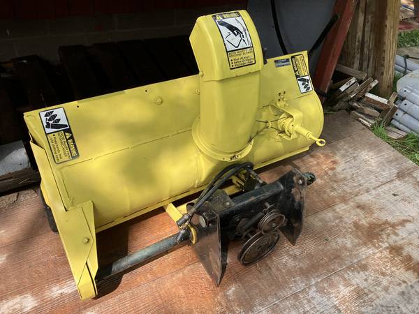 John Deere Snow Blower Snow Thrower For 318 322 332 And Others 295 Garden Items For Sale 1307