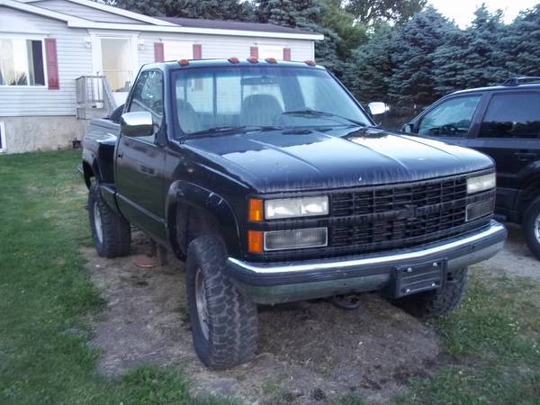 1992 Chevy Pickup 4+4 Stepside Rust free, Southern truck, RARE. - $2750 ...