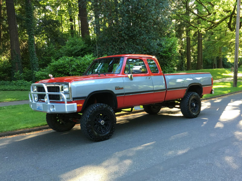 1992 Dodge Ram 2500 Ram, 2500, W350, 4x4, Lifted, 5.9L,12 Valve Diesel