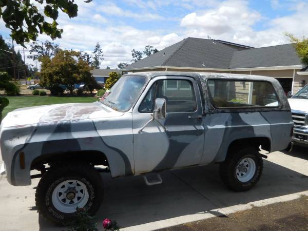 Photo 1977 Chevy K5 Blazer - $3,800 (Sublimity)