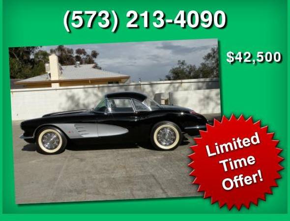 Photo 1960 Chevrolet Chevy Corvette - $42,500 (Nationwide Delivery)