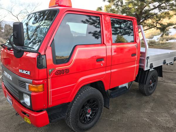 1992 Toyota Hiace Diesel 4x4 Double Cab Doka Truck Van - $25900 (Boise ...