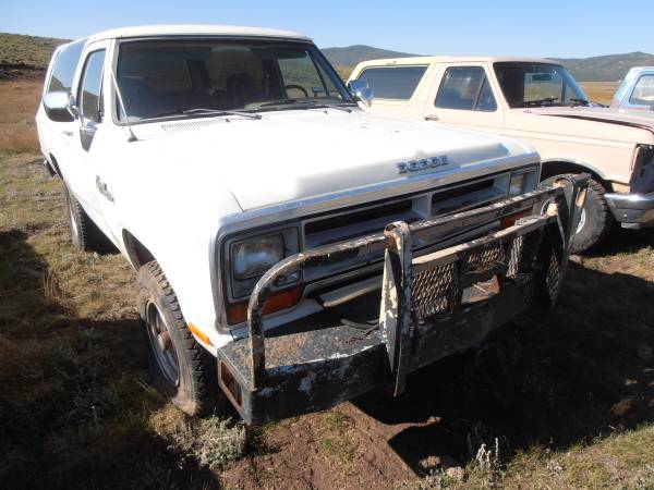 1989 dodge ramcharger 4x4 offer - $1800 (angel fire, nm) | Cars ...