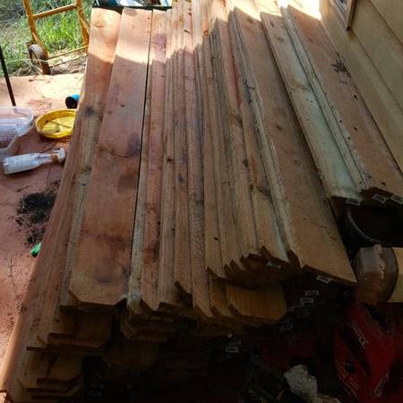 Used fence Cedar,Chain link,welded wire,Fence post treated Galvanized ...