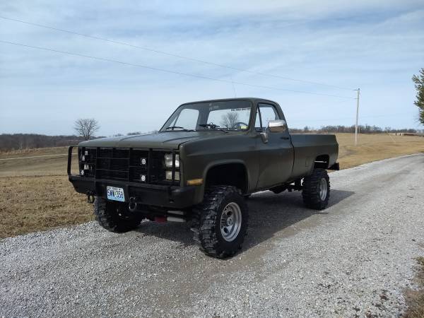 85 Chevy CUCV MILITARY TRUCK 4X4 383 STROKER - $8600 (Frohna,MO) | Cars