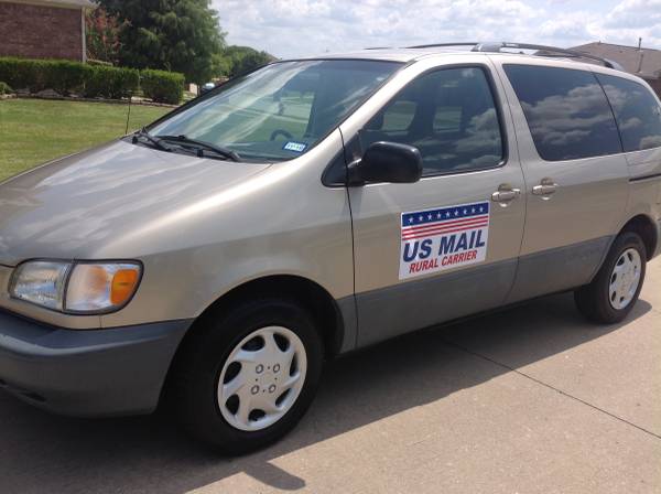 Fully RHD Converted 2000 Toyota Sienna.USPS Route ready. Low Miles ...