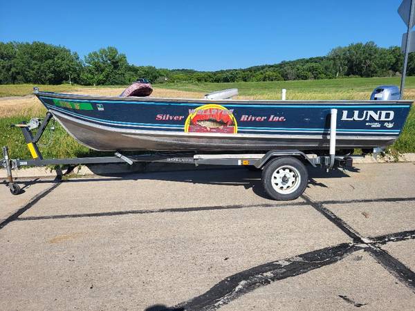 Nice 16 ft.Lund Rebel fishing boat $4,000 | Boats For Sale | Sioux City ...