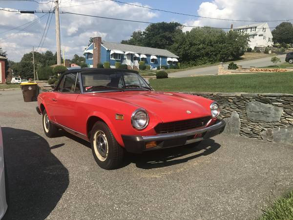 1977 Fiat Spider Spyder 128 - $5300 (Fall River) | Cars & Trucks For ...