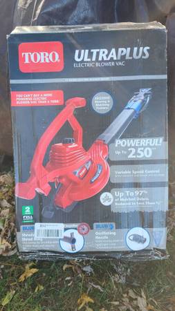 Toro 51621 UltraPlus Leaf Blower Vacuum, Variable-Speed (up To 250 Mph ...