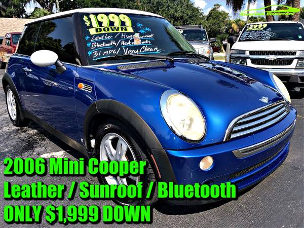 Photo Mini Cooper wLeather BUY HERE PAY HERE100CARSEVERYONE APPROVED - $1,999 (RiverSide Motorcars)