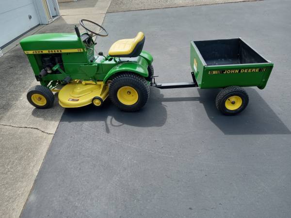 1970 John Deere 70 Lawn Tractor Garden Items For Sale South West Michigan Mi Shoppok