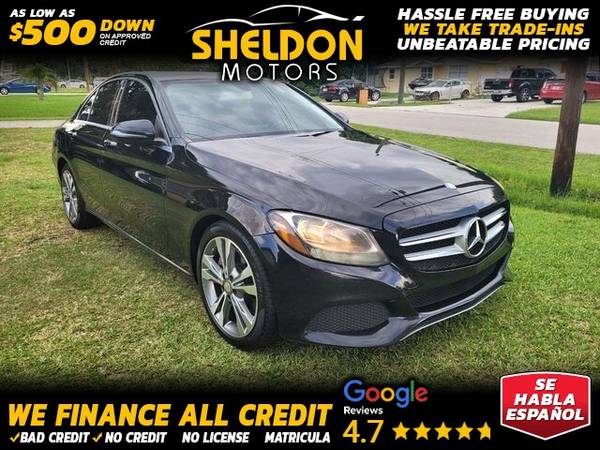 Photo 2016 Mercedes-Benz C-Class C 300 4dr Sedan (- as low as $500 Down oac All Credit Accepted)