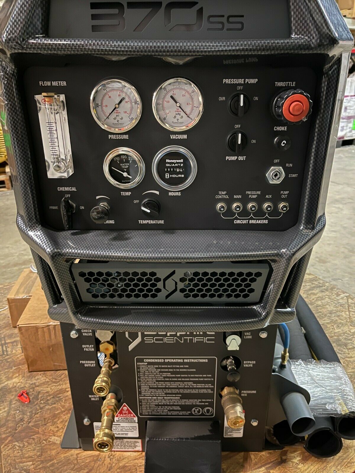 Saphire Scientific 370SS Commercial Truck Mount Carpet Cleaning machine Tools For Sale Tampa