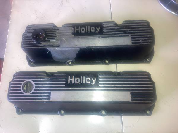 Holley-Mickey Thompson Aluminum Valve Covers 351C 351M 400 FORD M/T $90 ...