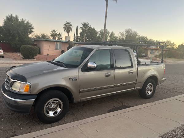 Photo 2001 Ford F150 4-door wook truck with rack and toolbox - $3,950 (Tucson)