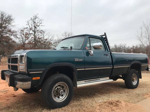 1993 Dodge Power Ram 250 Diesel - $15000 (Tulsa) | Cars & Trucks For ...