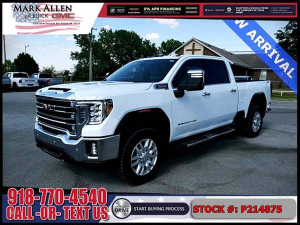 2021 Gmc Sierra 2500 Hd Slt Truck Crew Cab Ez Financing Low Down Bad Credit No Credit First 6968