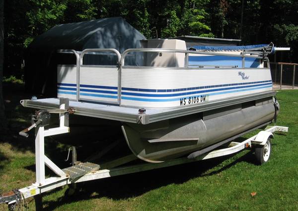 1996 14 Misty Harbor Pontoon $7,000 | Boats For Sale | Upper Peninsula ...